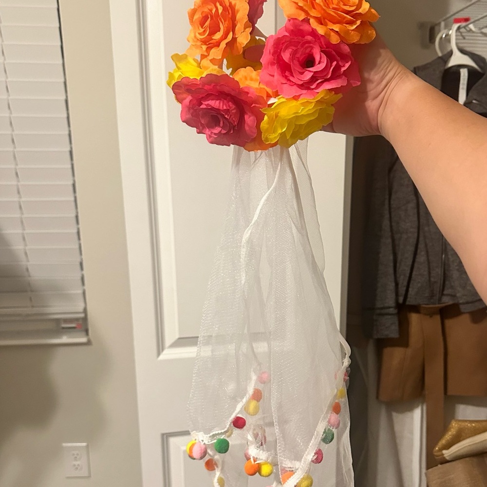 Flower Crown Bachelorette Headband